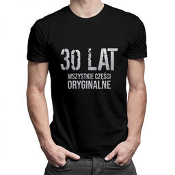 30 lat - wszystkie części oryginalne - męska