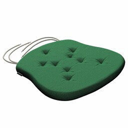 Poduszka na krzesło Filip, butelkowa zieleń, 41 x
