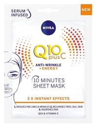 Nivea Q10 ENERGY Maska w płacie 10-minutowa 1szt