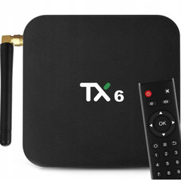 SMART TV BOX TX6 ANDROID 9 PRZYSTAWKA TV