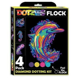 Adults Flocked Neon Sea Life