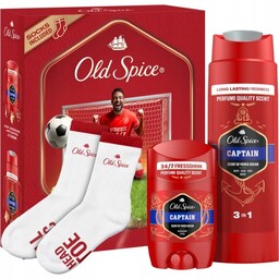 Old Spice Captain Footballer Zestaw Dezodorant, Żel Pod