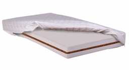 Materac 160x200 piankowy z kokosem utwardzony usztywniony antyalergiczny