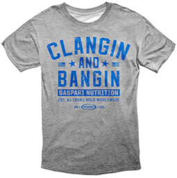 GASPARI NUTRITION T-shirt Clangin and Bangin - Grey