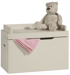Biała skrzynia Asiento Pinio