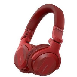 Pioneer DJ HDJ-CUE1BT-R Nauszne Bluetooth 5.0 Czerwony Słuchawki