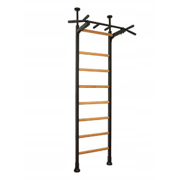 Drabinka Gimnastyczna Z Drążkiem Czarny Benchk