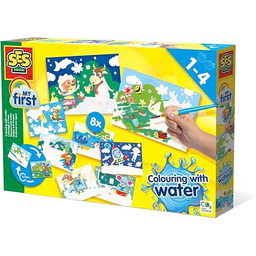 SES 14459 malowanie wodą i zwierzętami, różne kolory