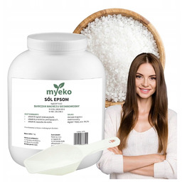 SÓL EPSOM DO KĄPIELI CZYSTY SIARCZAN MAGNEZU NATURALNA