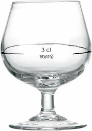 Arcoroc Zestaw 12 szklanych kubków koniaku 15cl, 3cl