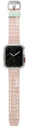 Skinarma Shokku Apple Watch 45/44/42mm Jasno-różowy Pasek