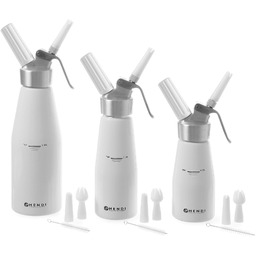 Hendi Syfon do bitej śmietany ochra (3 plastikowe