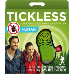 TICKLESS ultradźwiękowy na kleszcze, dla ludzi HUMAN, zielony