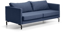 Sofa HARMONY, 3-osobowa, tkanina Etna, niebieski