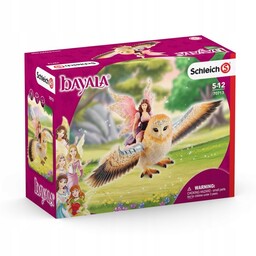 Schleich 70713 Elfka Lecąca Na Sowie sowa figurka