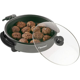 Bestron AHP1500Z Patelnia Elektryczna, Aluminium Miedź, 1500 W,