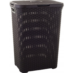 Kosz Na Pranie, Bieliznę, Natural Style 60L ciemny