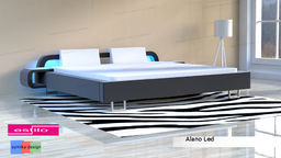 Łóżko do sypialni Alano LED - meble