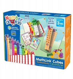 Klocki Kostki matematyczne 11-20 MathLink Cubes