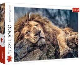 TREFL Puzzle Śpiący lew 10447 (1000 elementów)