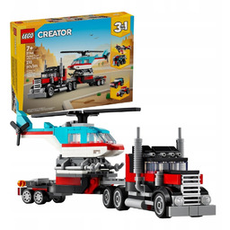 LEGO CREATOR 31146 CIĘŻARÓWKA Z PLATFORMĄ I HELIKOPTEREM