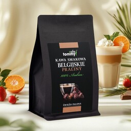 Kawa smakowa ziarnista Belgijskie Praliny 1 kg