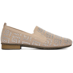 Półbuty Rieker 51953-62 Beżowy