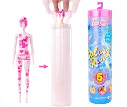 Barbie Color Reveal Lalka Totalny Dżins Niespodzianka
