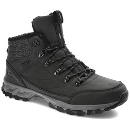 Cross Jeans Czarne Trekkingi Ocieplane Buty Męskie