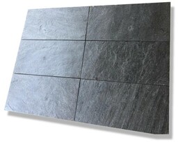 Płytka kwarcytowa Silver Grey naturalna 60x30x1,2