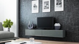 Cama Meble Szafka RTV VIGO 180'' 30/180/40 szary/szary