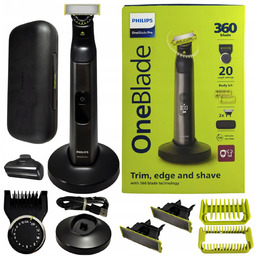 Golarka foliowa do zarostu Philips OneBlade QP6652/61 srebrno-szara