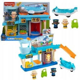 Fisher-Price Little People Port Lotniczy Lotnisko Samolot Figurki
