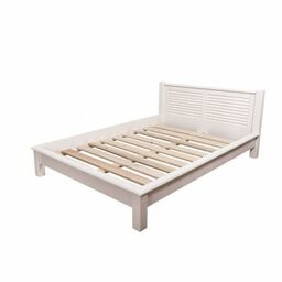 Łóżko drewniane w stylu Hampton 90x200 cm
