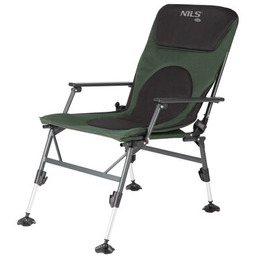NILS CAMP Krzesło wędkarskie NC1801 Zielono-czarny