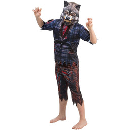 Chaks kostium dla dzieci Wilkołak, zestaw 3-częściowy, maska,