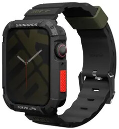 Skinarma Shokku Apple Watch 45/44/42mm Czarny Pasek