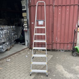 Drabina aluminiowa domowa jednostronna profesjonalna HIGHER 8 stopni
