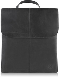 Plecak skórzany vintage PAOLO PERUZZI T-72-HBL czarny