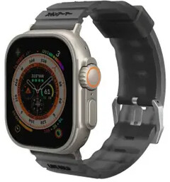 Skinarma Shokku Apple Watch 49/45/44mm Ciemny-szary Pasek