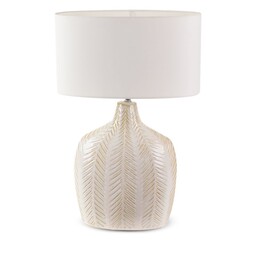 Eurofirany Lampa dekoracyjna liza (01) 38x18x58 kremowy