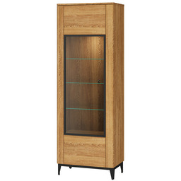 Witryna PORTO-70 200 42 cm 1-drzwiowa, dymione szkło