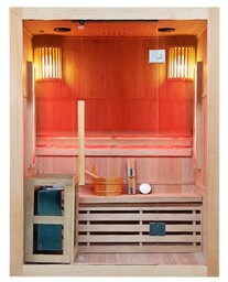 Sauna fińska 4 osobowa wysokotemperaturowa 4,5KW Harvia 150x120