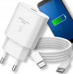 SZYBKA ŁADOWARKA SIECIOWA DO TELEFONU SAMSUNG KOSTKA 25W