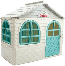 domek dla dzieci Doloni 69x129 cm biało-miętowy