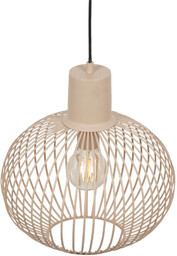 Trio Leuchten Nowoczesna lampa wisząca z drutu czarna