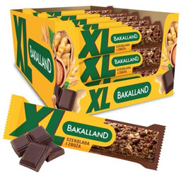 BAKALLAND Baton zbożowy XL Czekoladowy (25 x 55