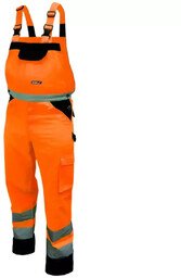 SPODNIE OCHRONNE OGRODNICZKI DEDRA BH81SO2-XXL ODBLASKOWE ROZMIAR XXL,