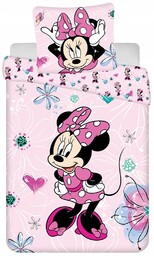 Pościel Dziecięca Myszka Minie Mini Disney 160x200cm Minnie