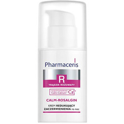 PHARMACERIS R CALM-ROSALGIN Krem na noc redukujący zaczerwienienia,